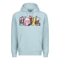 Blue Mist Easter Day Love Easter Premium Hoodie - OliviaCreatesArt
