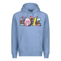 Colony Blue Easter Day Love Easter Premium Hoodie - OliviaCreatesArt