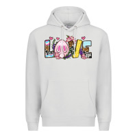 Dove Grey Easter Day Love Easter Premium Hoodie - OliviaCreatesArt