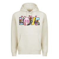 Oatmeal Heather Easter Day Love Easter Premium Hoodie - OliviaCreatesArt