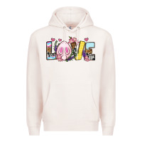 Pale Pink Easter Day Love Easter Premium Hoodie - OliviaCreatesArt