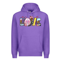 Purple Easter Day Love Easter Premium Hoodie - OliviaCreatesArt