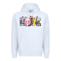 White Easter Day Love Easter Premium Hoodie - OliviaCreatesArt