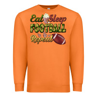 Carrot eat sleep football repeat Premium Sweatshirt - BundleAndBundleShop