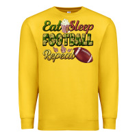 Lemon eat sleep football repeat Premium Sweatshirt - BundleAndBundleShop