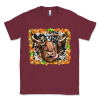 Burgundy highland cow Classic Tee - JahusDesignShop