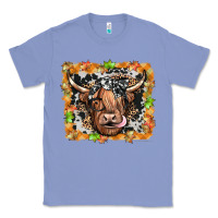 Colony Blue highland cow Classic Tee - JahusDesignShop
