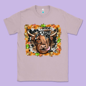 Highland Cow Classic Tee Designed By Jahusdesignshop