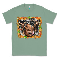 Sage highland cow Classic Tee - JahusDesignShop