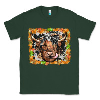 Sports Green highland cow Classic Tee - JahusDesignShop