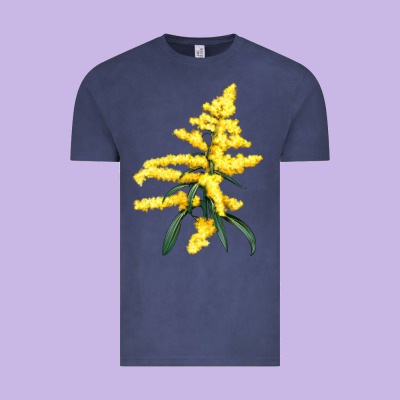 Botanical Goldenrod Illustrations Vintage Tee Designed By Lillyallendesigns
