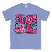 Colony Blue Love leopard frame Classic Tee - LillyAllenDesigns
