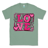 Sage Love leopard frame Classic Tee - LillyAllenDesigns
