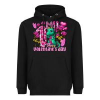 Black my first valentine's day dragon Heavyweight Hoodie - FaDigitalArtStudio