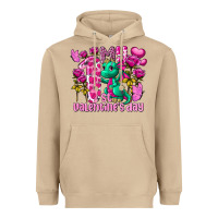 Mushroom my first valentine's day dragon Heavyweight Hoodie - FaDigitalArtStudio