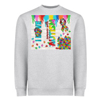 Heather Grey i love someone with autism Heavyweight Sweatshirt - TumblerDesignByShophia