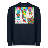 Navy i love someone with autism Heavyweight Sweatshirt - TumblerDesignByShophia