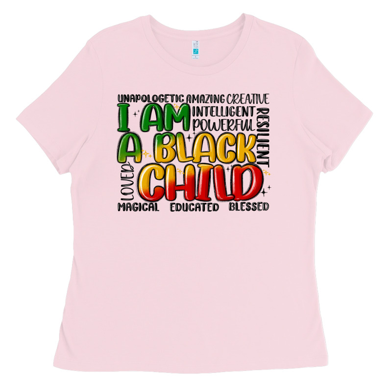 I Am A Black Child Ladies Tee by MaliasSmallBusiness | Teevron