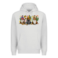 Dove Grey Mexican gnomes Premium Hoodie - RanaPortraitStore
