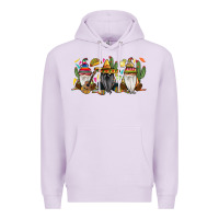 Lilac Mexican gnomes Premium Hoodie - RanaPortraitStore