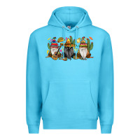 Ocean Blue Mexican gnomes Premium Hoodie - RanaPortraitStore