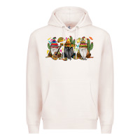 Pale Pink Mexican gnomes Premium Hoodie - RanaPortraitStore