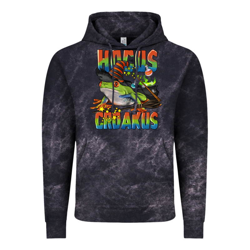 Hocus Croakus Halloween Frog Vintage Hoodie by LillyAllenDesigns | Teevron