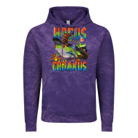 Cloud Purple Hocus Croakus Halloween Frog Vintage Hoodie - LillyAllenDesigns