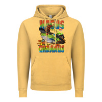 Vintage Mustard Hocus Croakus Halloween Frog Vintage Hoodie - LillyAllenDesigns