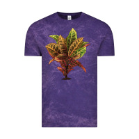 Cloud Purple Croton Vintage Tee - LillyAllenDesigns