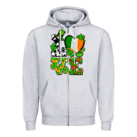 Love St. Patrick's Zipper Hoodie | Teevron