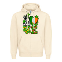 Sandshell Love St. Patrick's Zipper Hoodie - OliviaCreatesArt