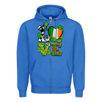 True Royal Love St. Patrick's Zipper Hoodie - OliviaCreatesArt