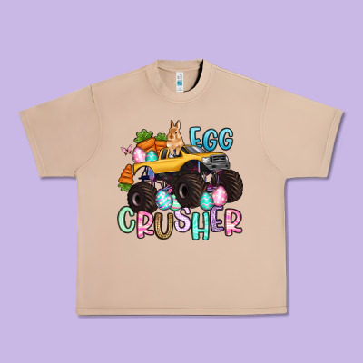 Egg Crusher Monster Truck Easter Urban Heavy Tee Designed By Artiststas