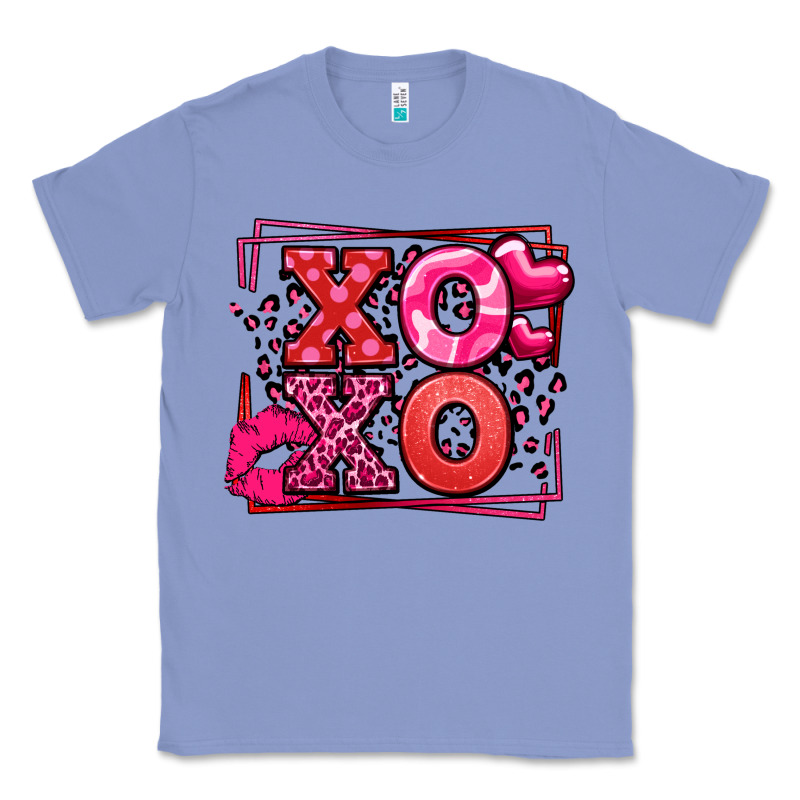 Xoxo Valentine's Day Leopard Frame Classic Tee by LillyAllenDesigns | Teevron