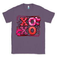 Lavender Xoxo Valentine's Day leopard frame Classic Tee - LillyAllenDesigns