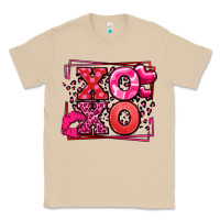 Mushroom Xoxo Valentine's Day leopard frame Classic Tee - LillyAllenDesigns