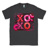 Smoke Xoxo Valentine's Day leopard frame Classic Tee - LillyAllenDesigns
