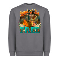 Storm Land of the free 4th of july Heavyweight Sweatshirt - HowdyJamesFarm