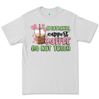 Dove Grey emotional support coffee do not touch Premium Tee - MaliasSmallBusiness