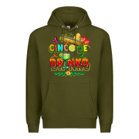 Army Green Cinco de drinko Premium Hoodie - FaDigitalArtStudio