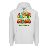 Dove Grey Cinco de drinko Premium Hoodie - FaDigitalArtStudio