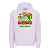 Lilac Cinco de drinko Premium Hoodie - FaDigitalArtStudio