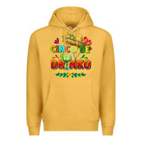 Mustard Cinco de drinko Premium Hoodie - FaDigitalArtStudio