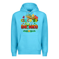 Ocean Blue Cinco de drinko Premium Hoodie - FaDigitalArtStudio