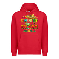 Red Cinco de drinko Premium Hoodie - FaDigitalArtStudio