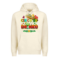 Sandshell Cinco de drinko Premium Hoodie - FaDigitalArtStudio