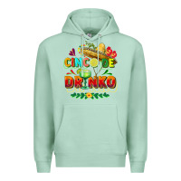 Seafoam Cinco de drinko Premium Hoodie - FaDigitalArtStudio