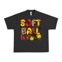 Pigment Black softball life Urban Heavy Tee - Artiststas