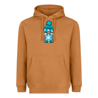 Meerkat winter gnome with snowflake Heavyweight Hoodie - BundleAndBundleShop